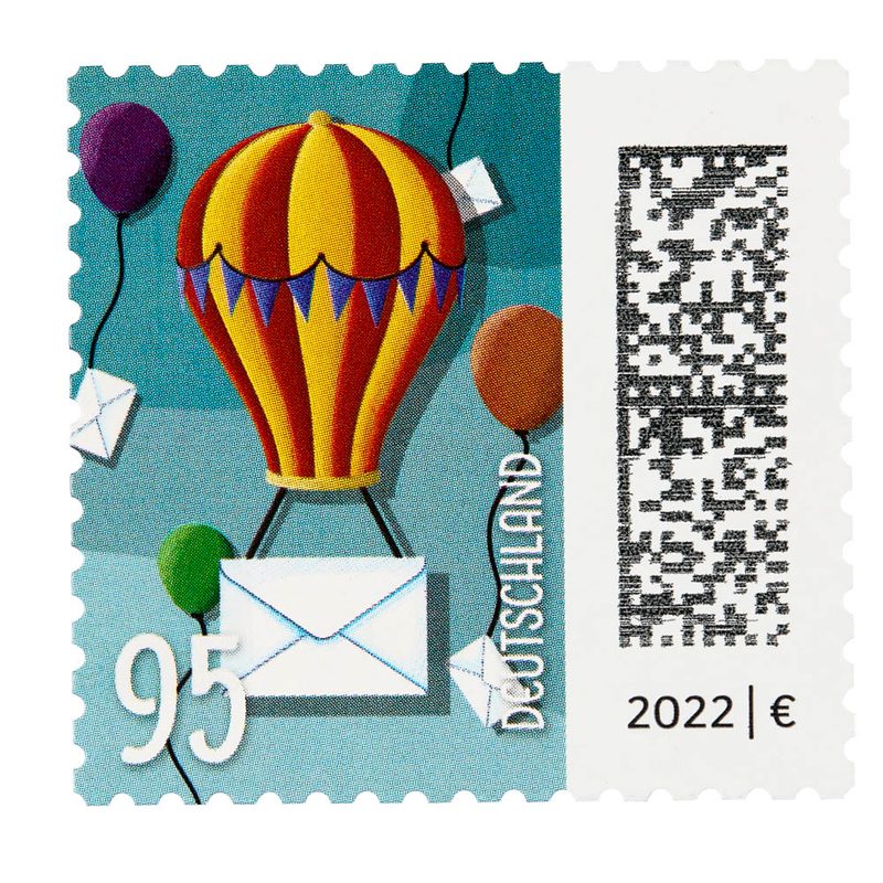 100 Stück Selbstklebend 0,95€ 0,95 EUR 95 Cent Briefmarken Markenbox - 5% RABATT