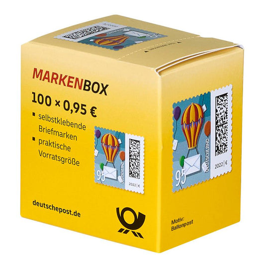 100 Stück Selbstklebend 0,95€ 0,95 EUR 95 Cent Briefmarken Markenbox - 5% RABATT
